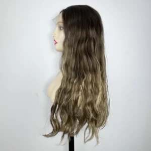 Emeda #4B10 Lace Top Wig Natural Hairline Brazilian Virgin Hair Wholesale