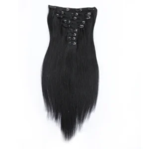 EMEDA 100% Human Hair Clip in Hair Extension with Different Volume for Hair Loss Ladies
