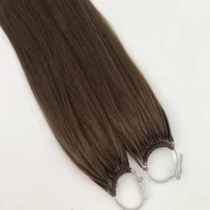 EMEDA wholesale invisible virgin human hair feather hair extensions with thick end
