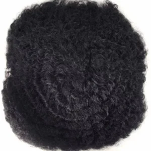 Afro Curl Full Lace Human Hair Men Toupee Wholesale