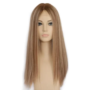 Blond Color European Human Hair Lace Top Wig Wholesale