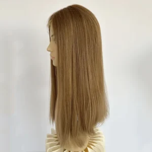 Emeda #714A Luxury Blonde Lace Top Wig Virgin Human Hair Kosher