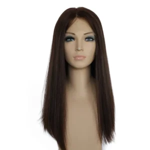 Emeda Dark Color European Virgin Human Hair Kosher Wig Lace Top Jewish Wig Wholesale
