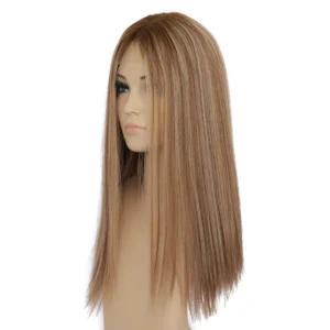 Blond Color European Human Hair Lace Top Wig Wholesale
