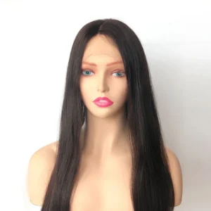 Natural Color European Human Hair Lace Top Wig Wholesale