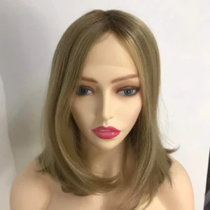 EMEDA Stunning Blonde Highlights Kosher Wig Lace Front Raw Russia Hair #Abby