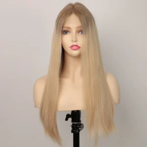 European Cuticle Aligned Human Hair Lace Top Wigs Wholesale