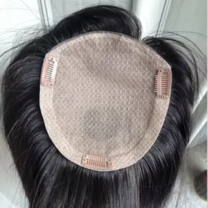 Natural Color Human Hair Silk Topper For Hair Loss Women