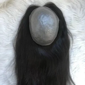 Emeda Natural Color Remy Human Hair Full PU Topper