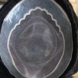 Emeda BMW Mono Center With Pu Around Toupee Men Hair Replacement